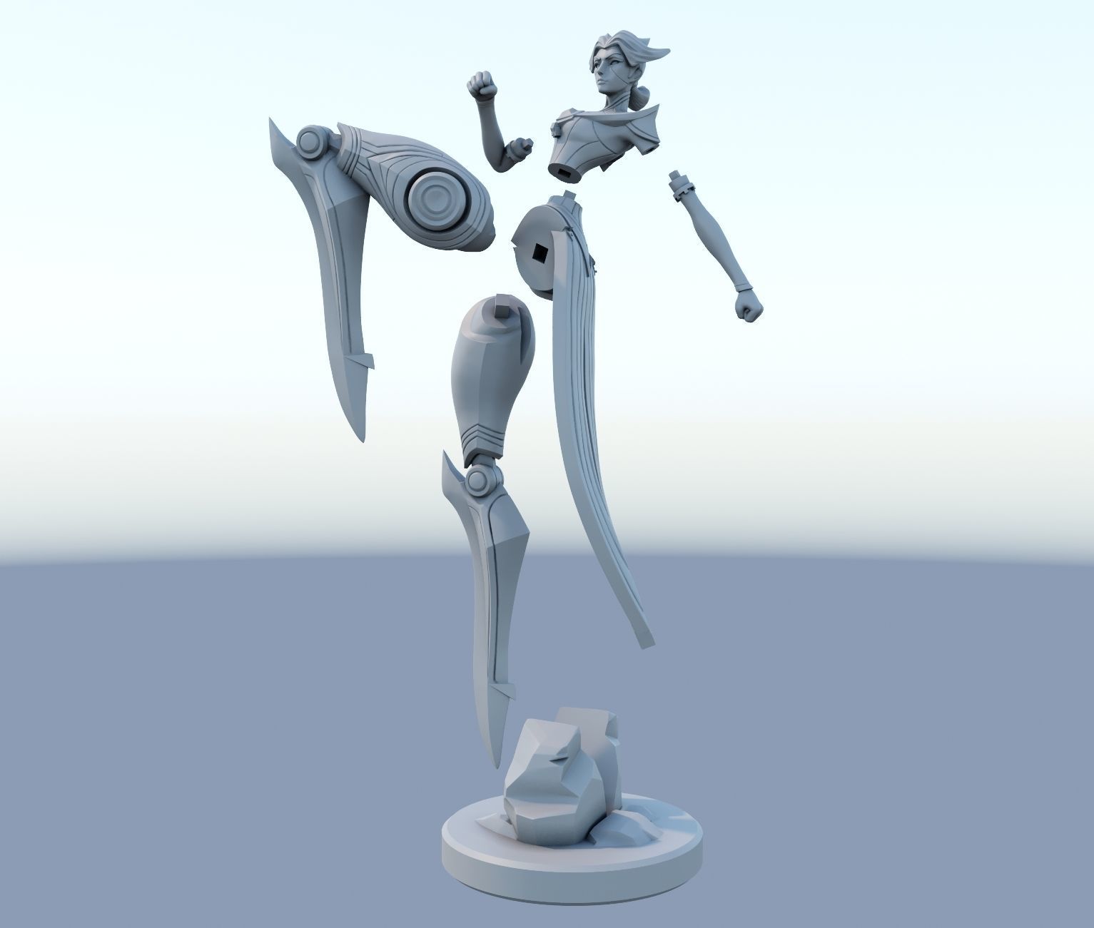 camille League of Legends 3D print model 3D print model_7