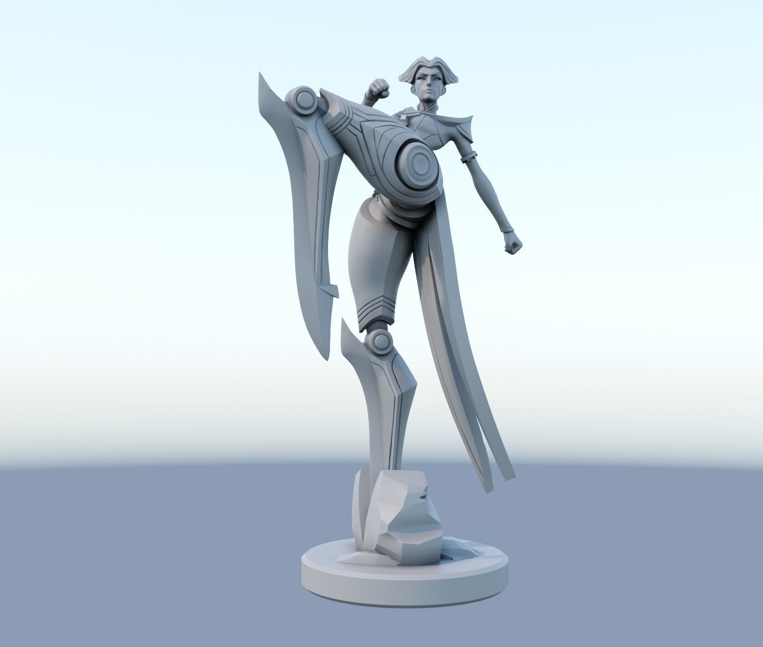 camille League of Legends 3D print model 3D print model_1