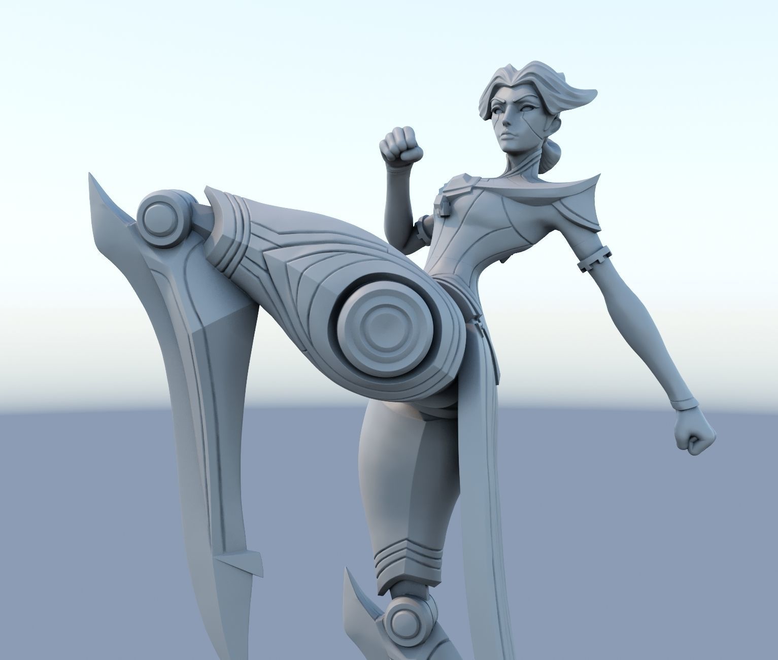 camille League of Legends 3D print model 3D print model_8