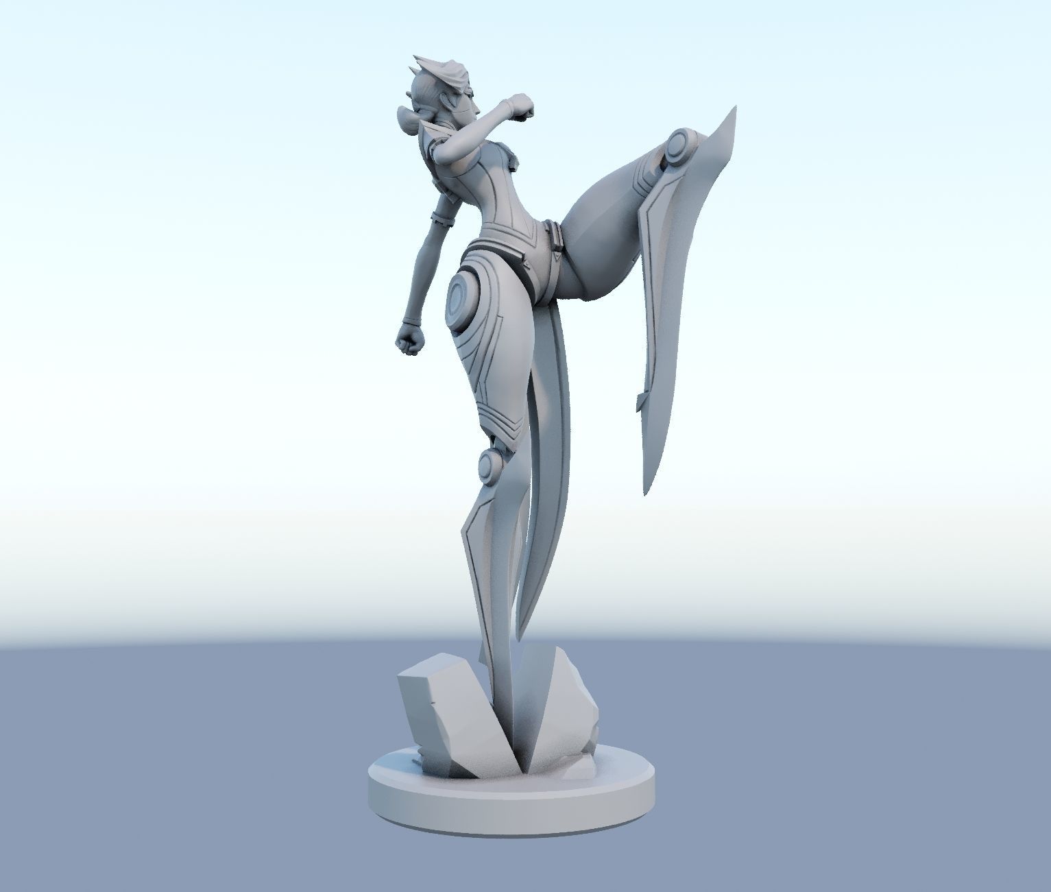 camille League of Legends 3D print model 3D print model_5