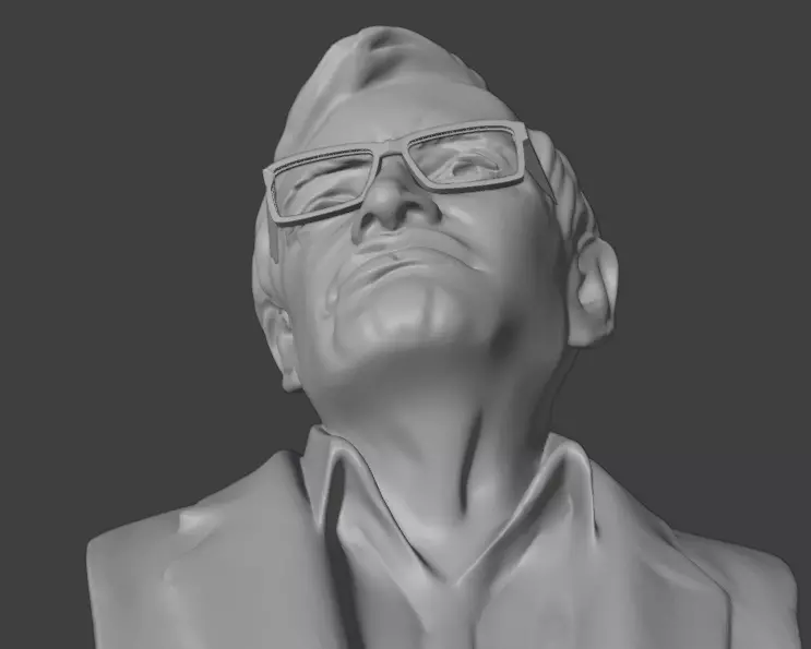 Stephen Hawking 3D print model_8