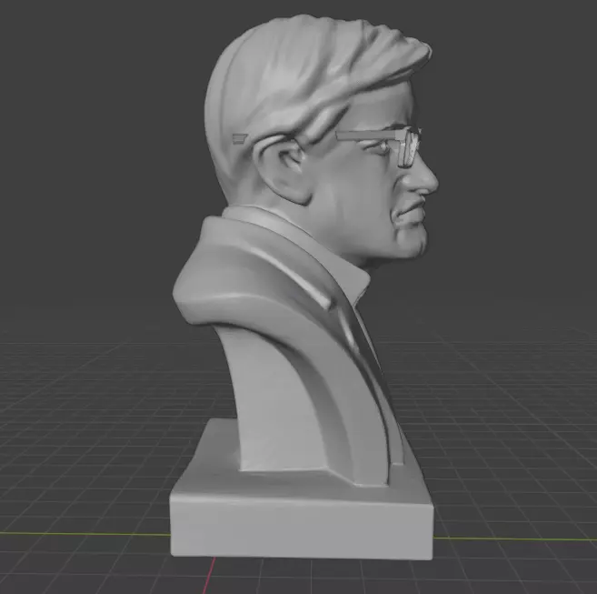 Stephen Hawking 3D print model_19