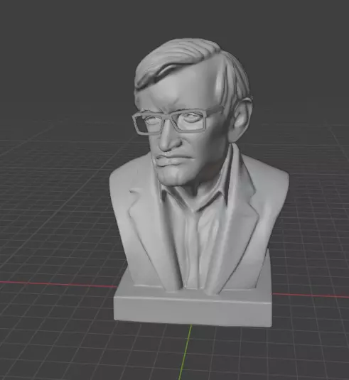 Stephen Hawking 3D print model_5