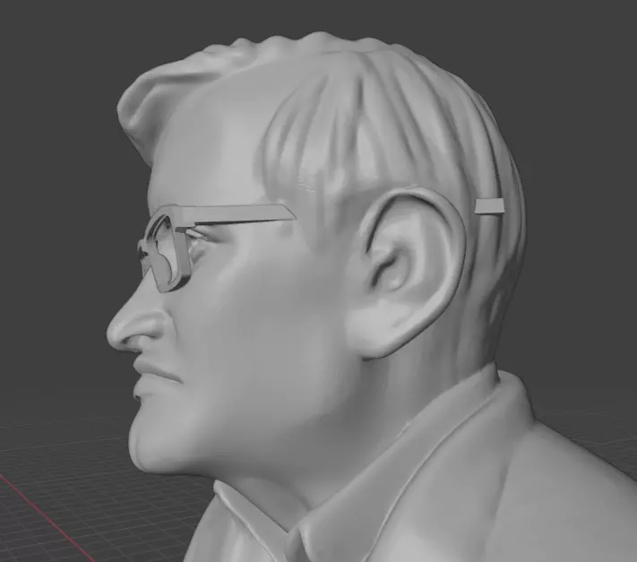 Stephen Hawking 3D print model_9