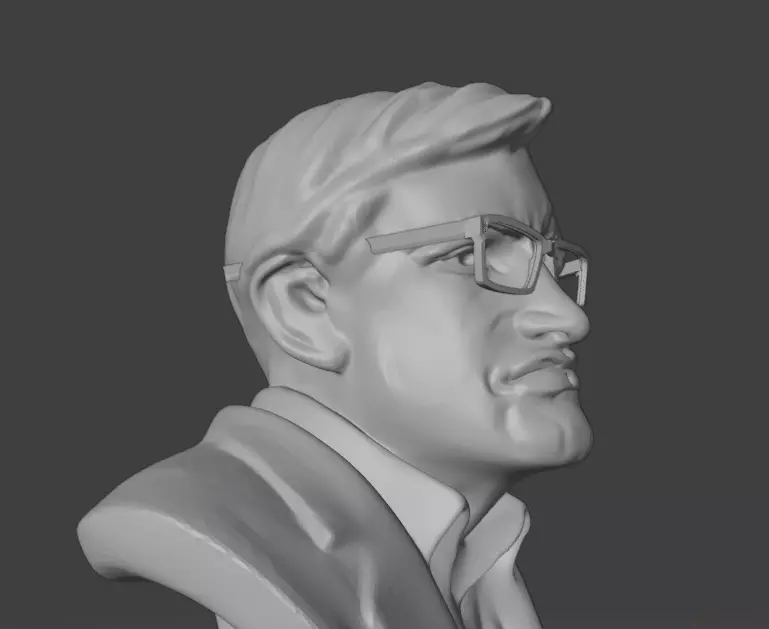 Stephen Hawking 3D print model_12