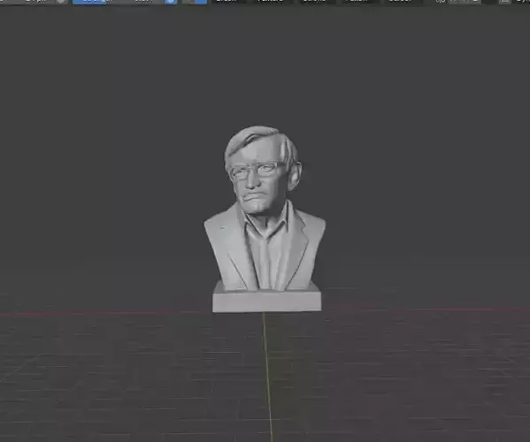 Stephen Hawking 3D print model
