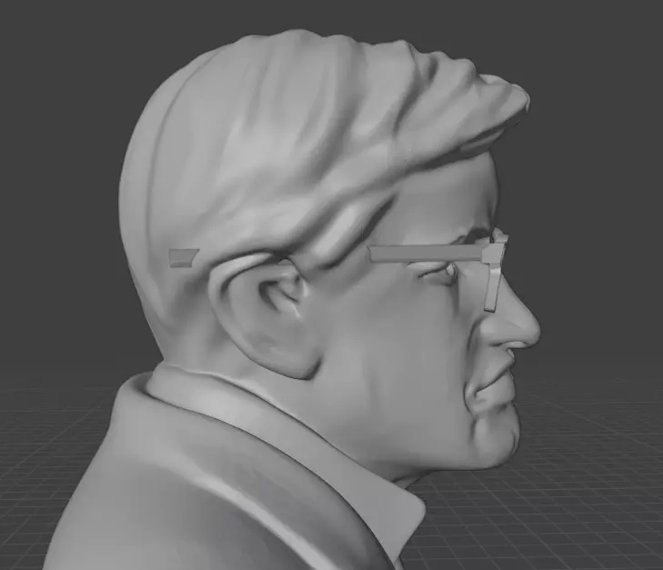 Stephen Hawking 3D print model_10