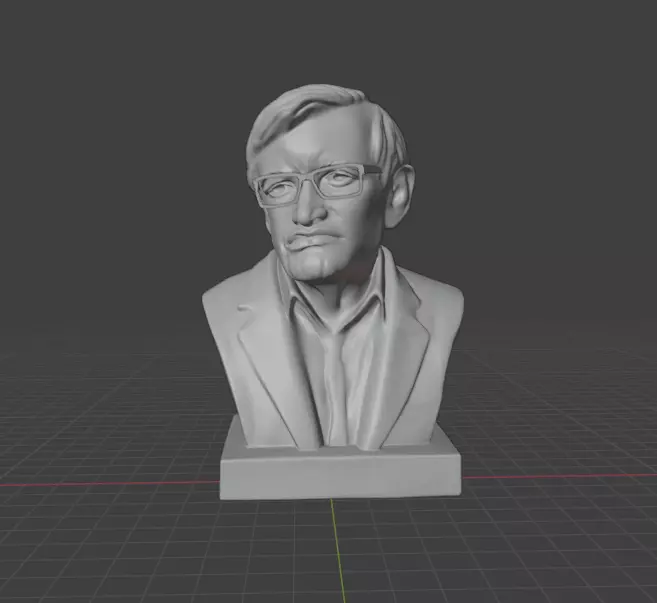 Stephen Hawking 3D print model_11