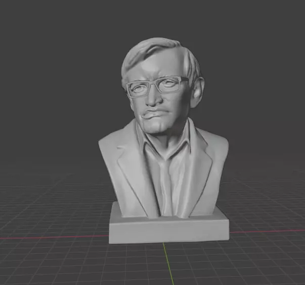 Stephen Hawking 3D print model_6