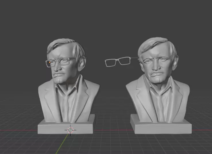Stephen Hawking 3D print model_14