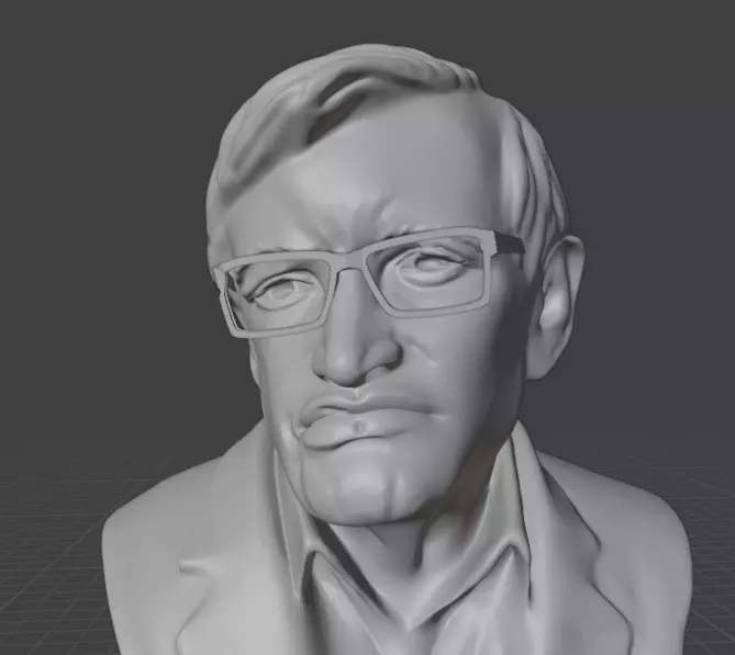 Stephen Hawking 3D print model_7