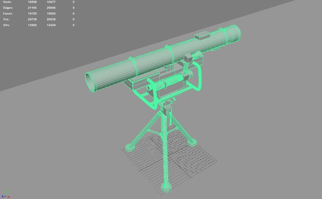 CORSAR light portable missile system 3D model_6