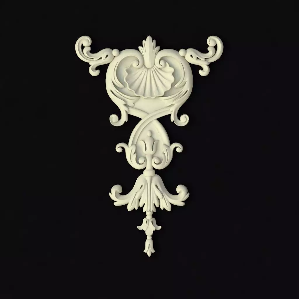 dekor ornate corbel 3D model_0