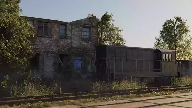 locomotive train 3D model