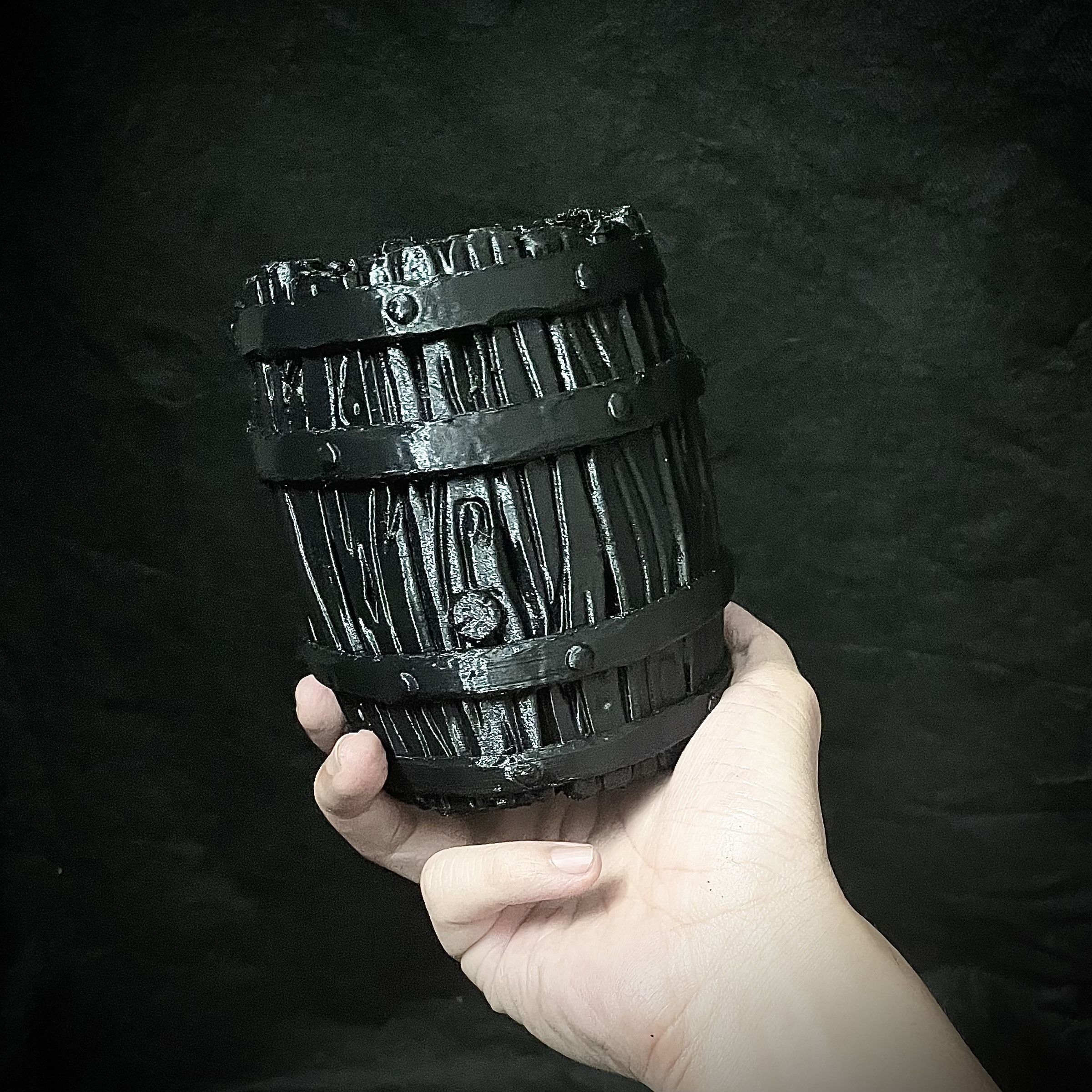Barrel Vintage Stylized - Stand Base Miniature Figure -Mug -Vase 3D print model_20