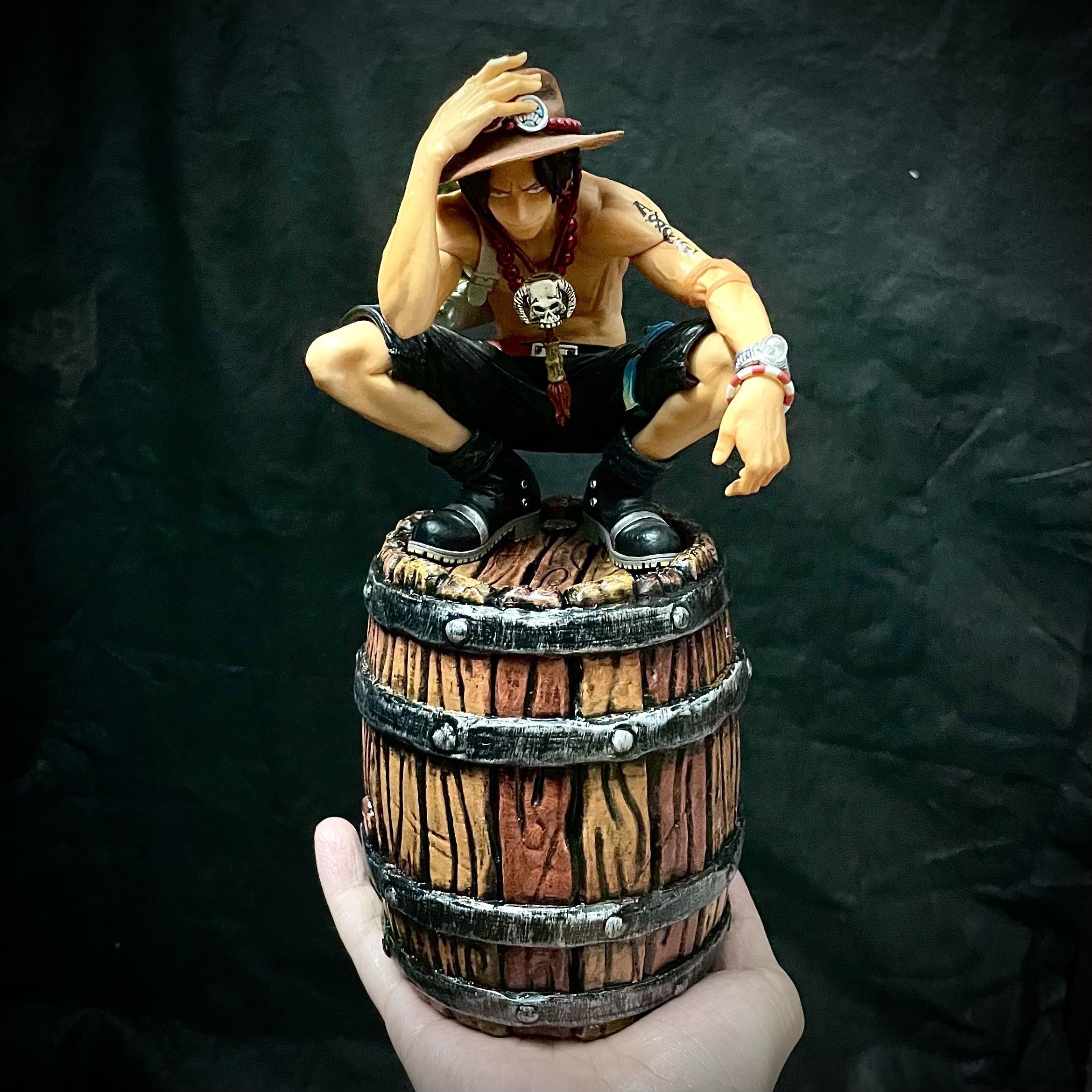 Barrel Vintage Stylized - Stand Base Miniature Figure -Mug -Vase 3D print model_2