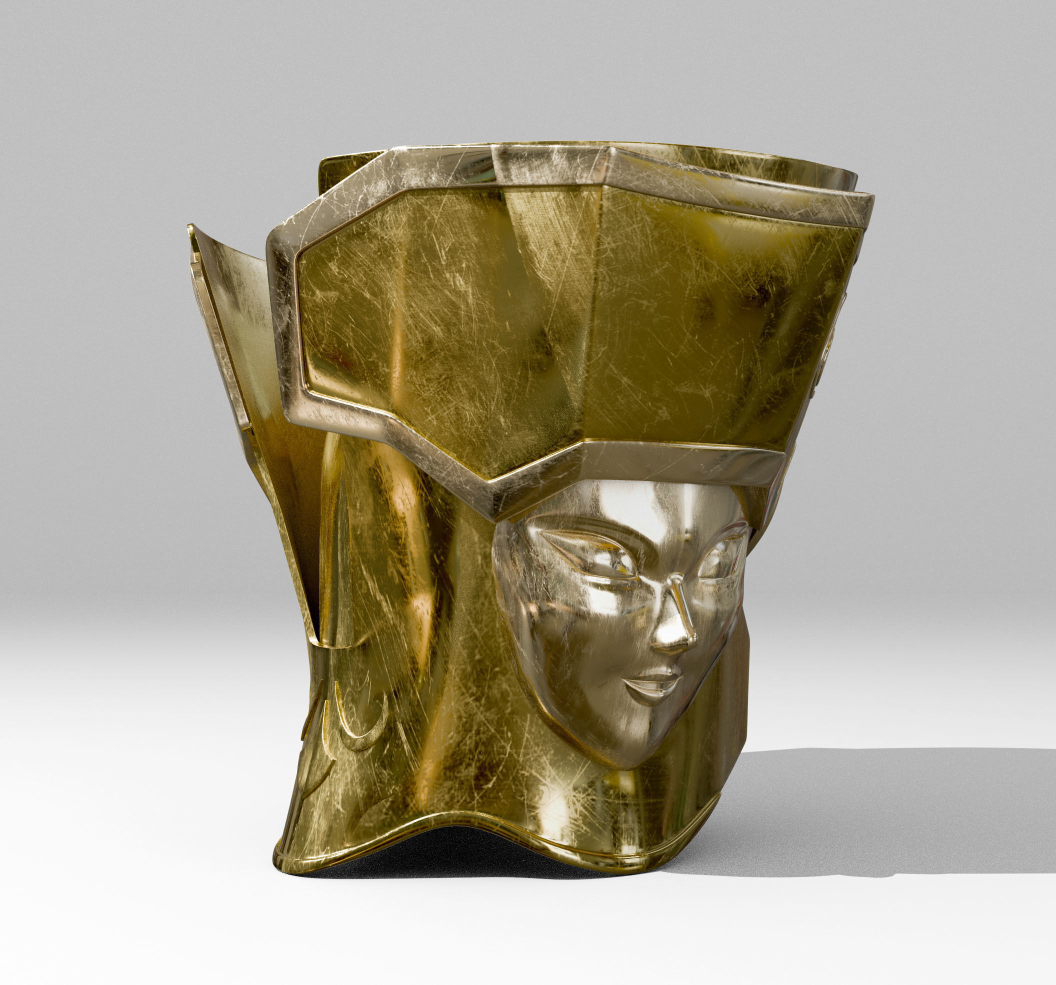 casco de Geminis  3D print model_3