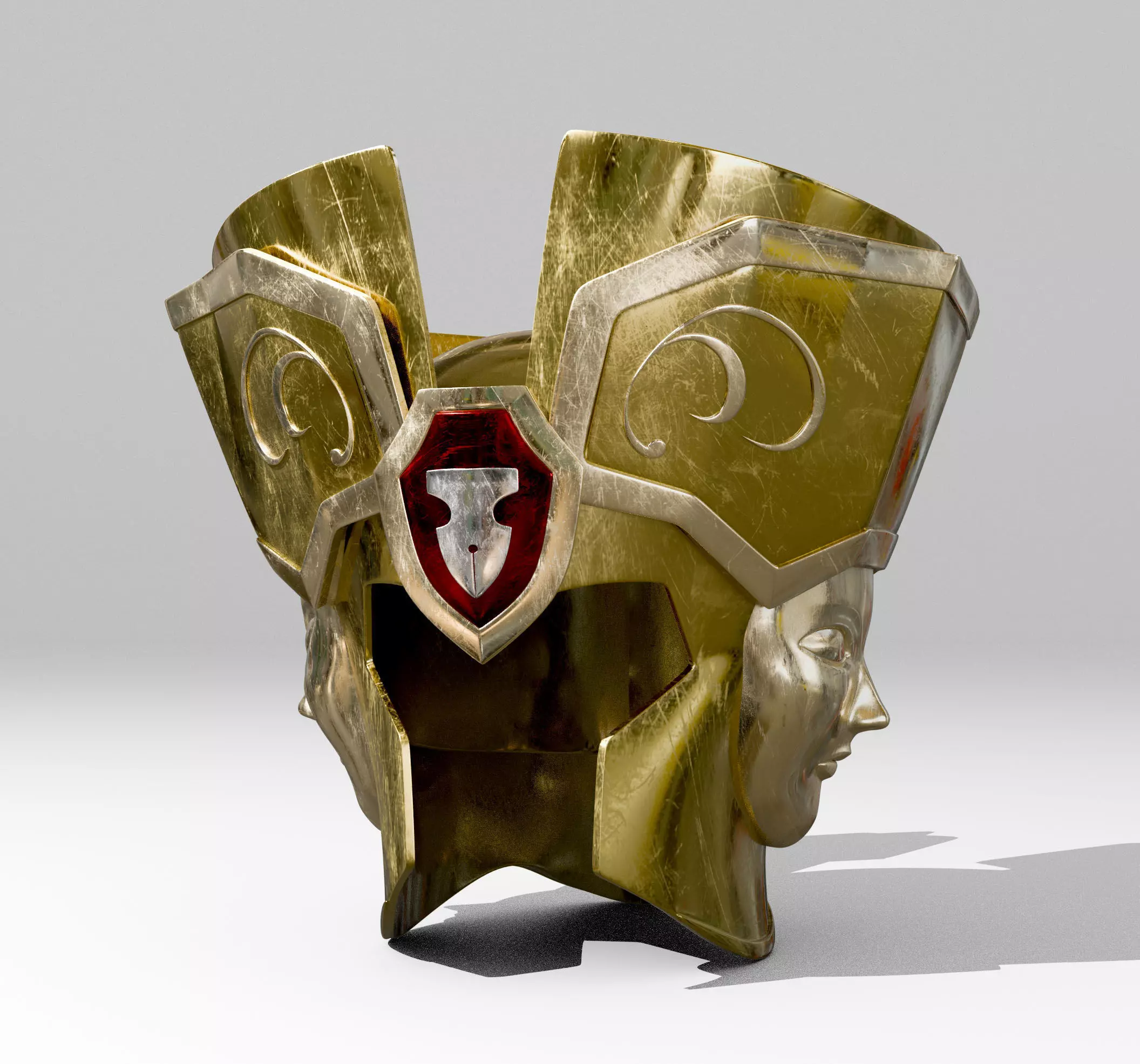 casco de Geminis  3D print model_0
