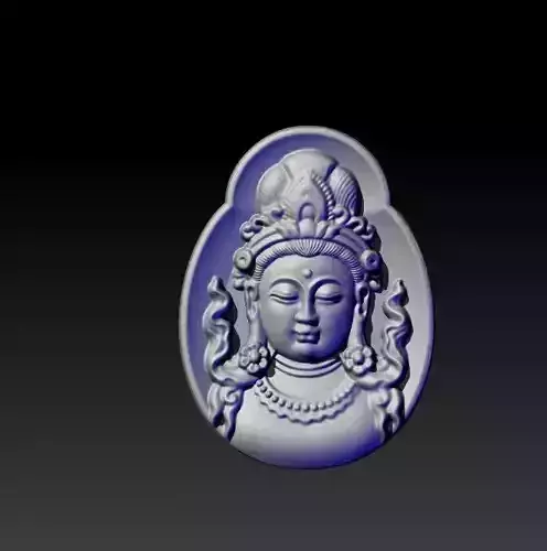 Buddha statue 3D print model 3D print model