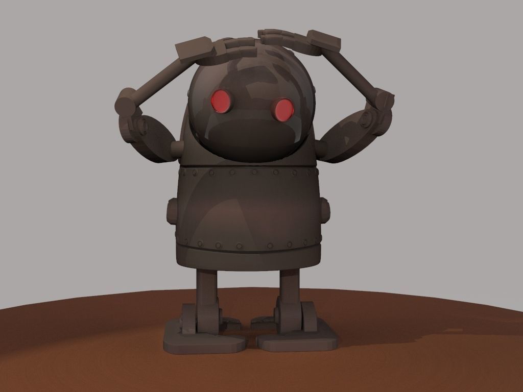 Nier Robots 3D print model_2