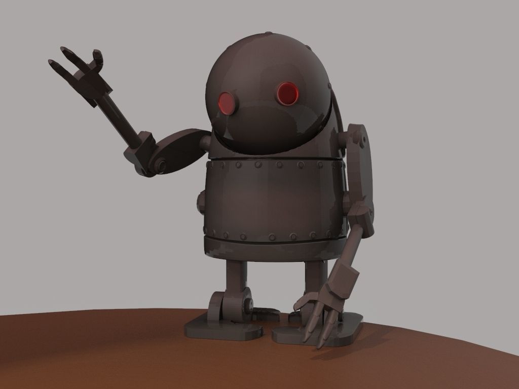 Nier Robots 3D print model_3