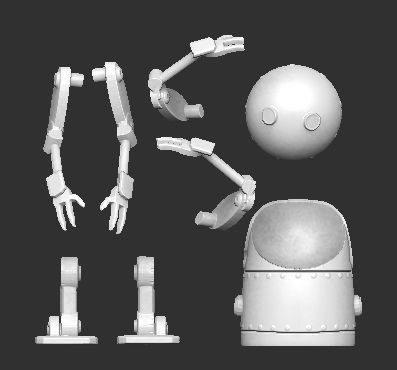 Nier Robots 3D print model_5