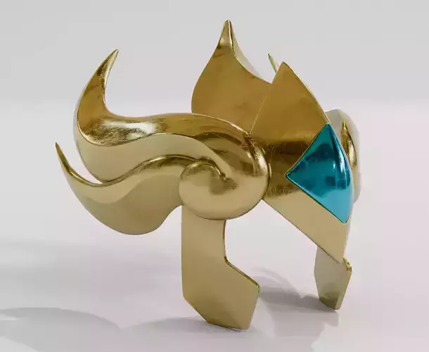 Casco Armadura de Leo 3D print model