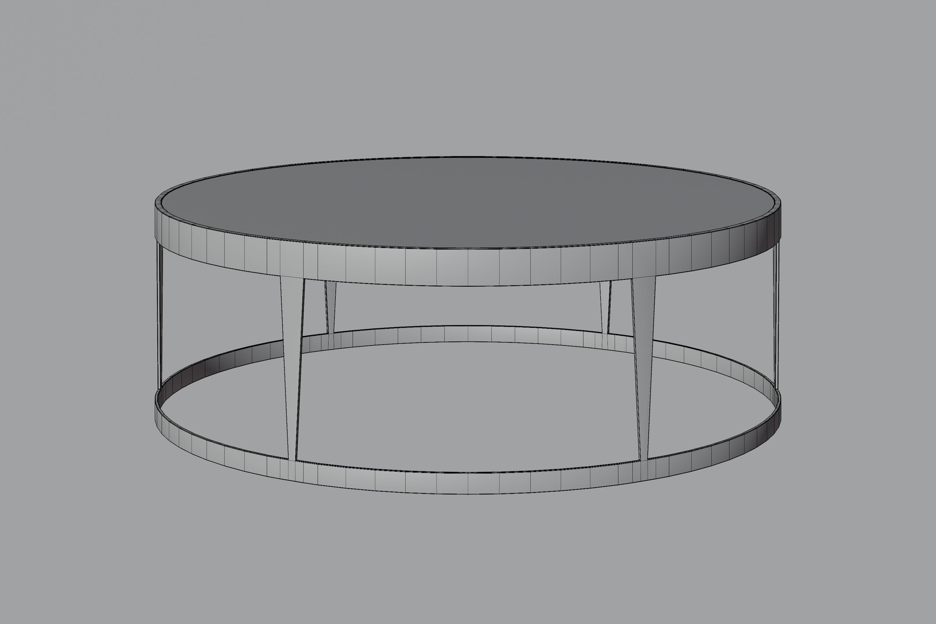 Free Modern Coffee table Free low-poly 3D model_4