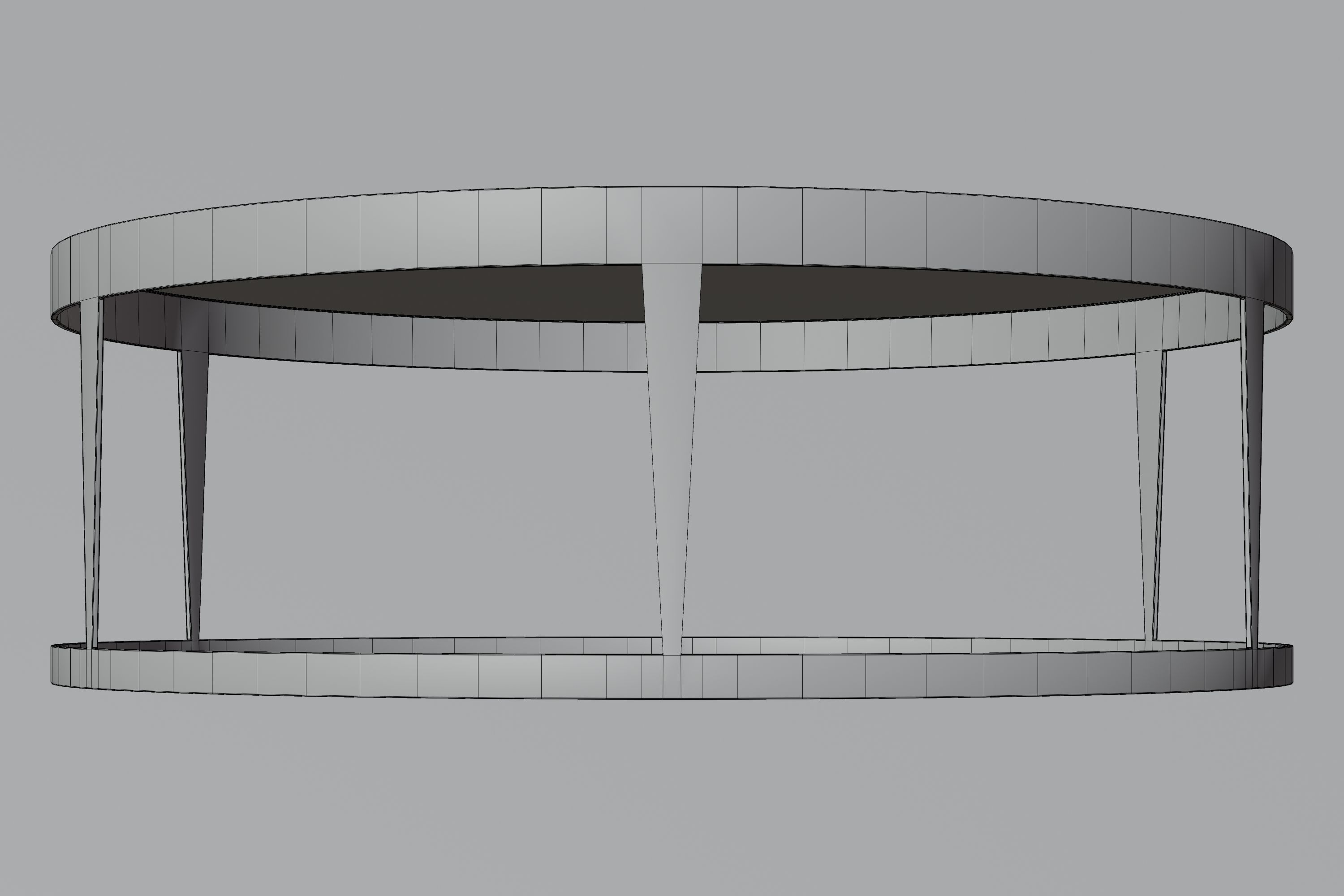 Free Modern Coffee table Free low-poly 3D model_10