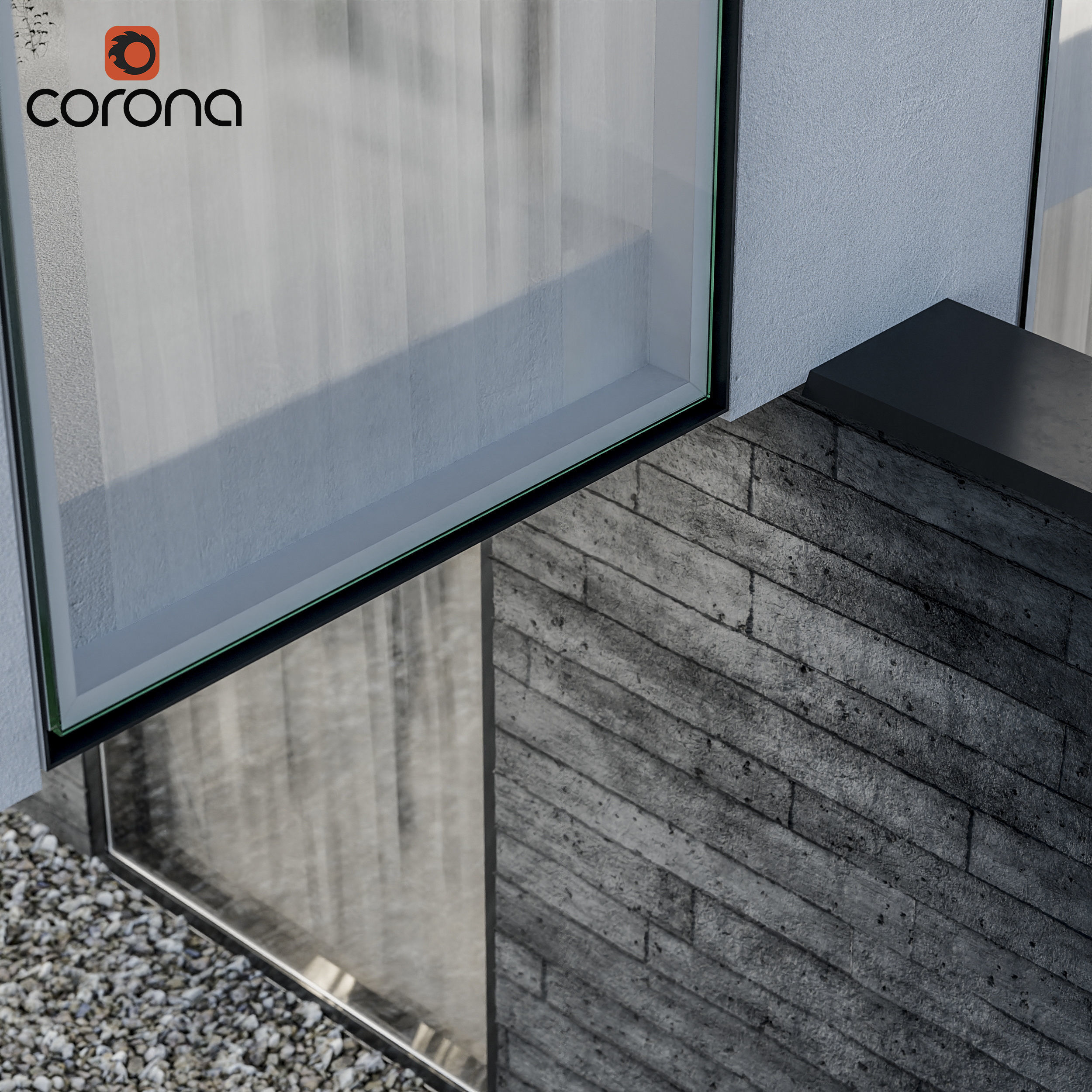 Modern house 12 - night 3D model_3