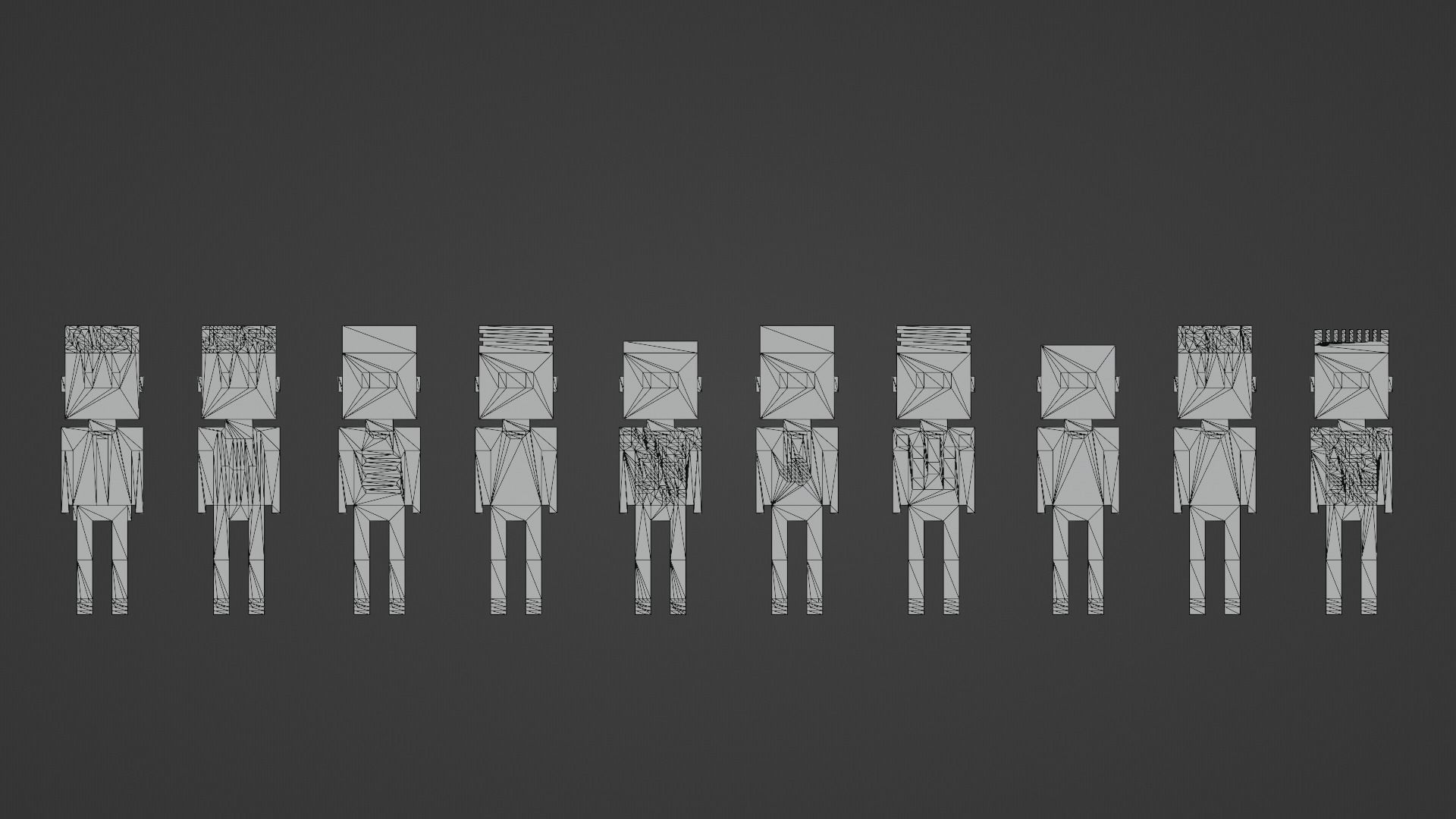 NFT Voxel Characters Low-poly 3D model_10