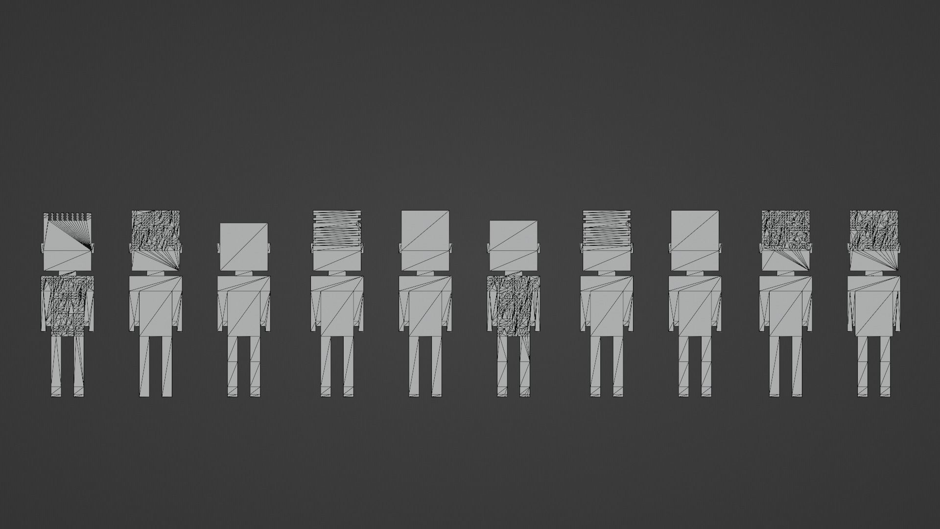 NFT Voxel Characters Low-poly 3D model_11