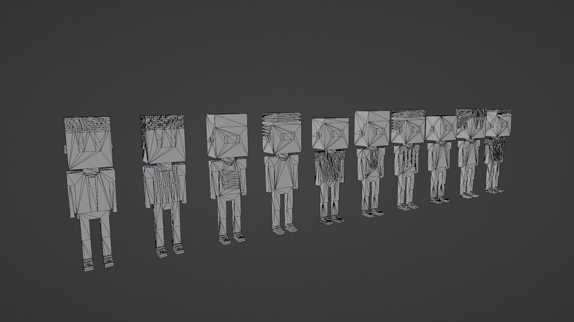 NFT Voxel Characters Low-poly 3D model_9
