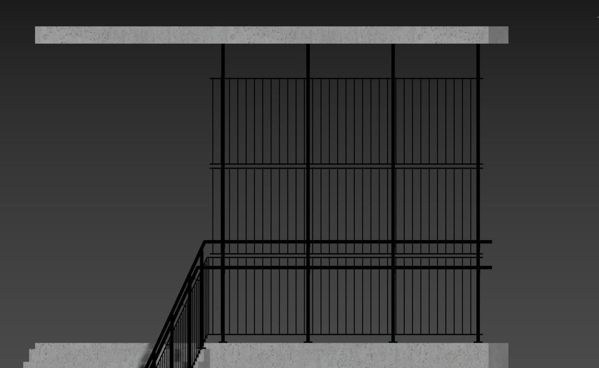 Stairs set of 3D model_36