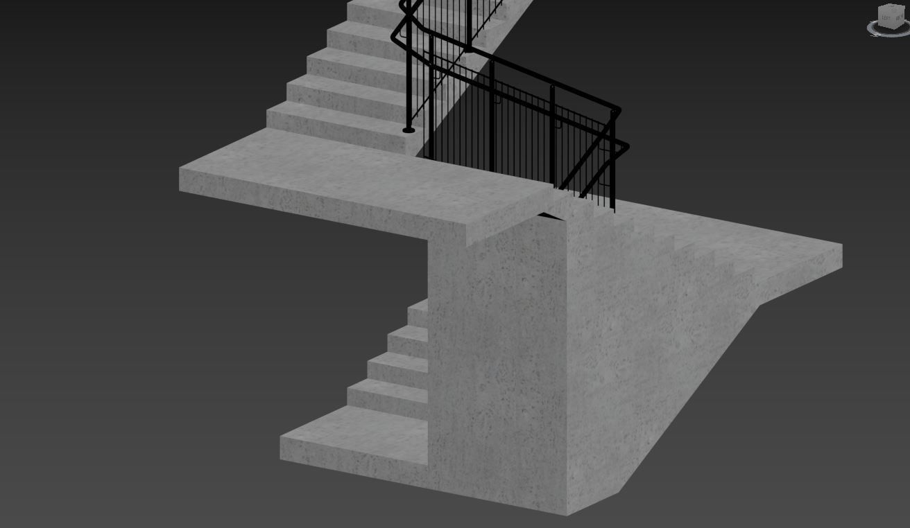 Stairs set of 3D model_25