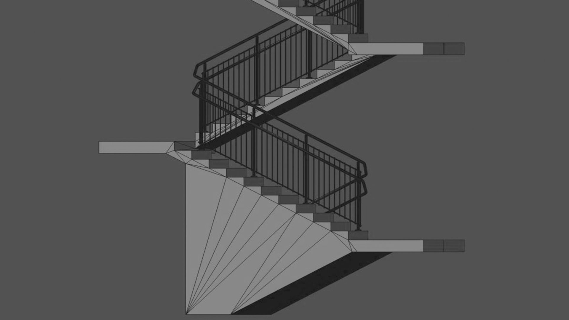 Stairs set of 3D model_28