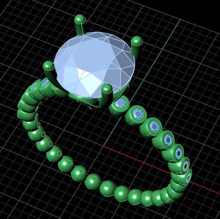 Ring iz67 3D print model_9