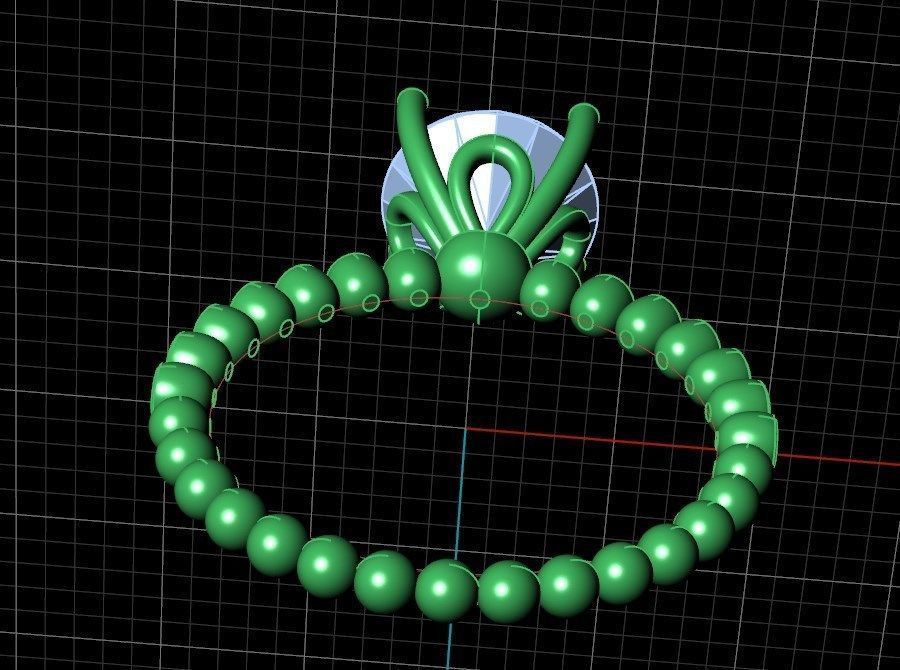 Ring iz67 3D print model_10