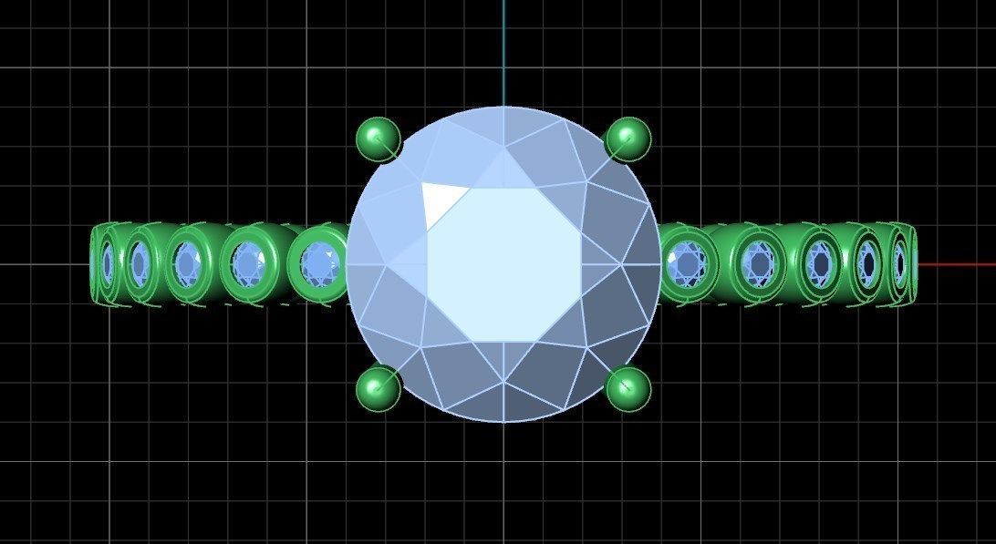 Ring iz67 3D print model_6