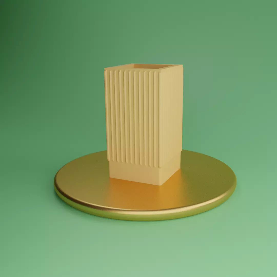 MINIMALISTIC SQUARE VASE 3D print model