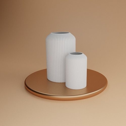 MINIMALISTIC CYLINDER VASE 3D print model