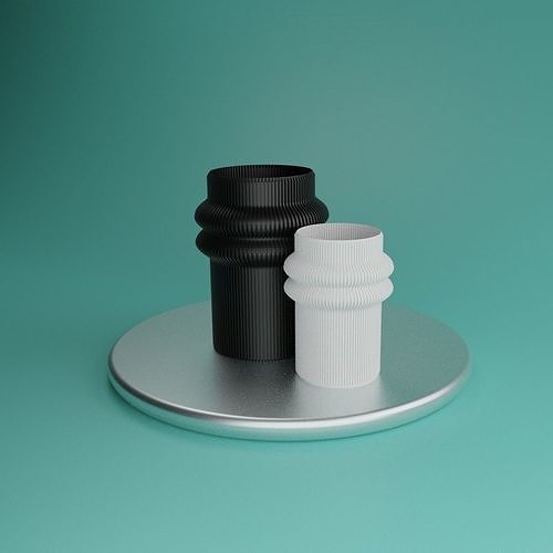 MINIMALISTIC DOUBLE CURVED VASE 3D print model