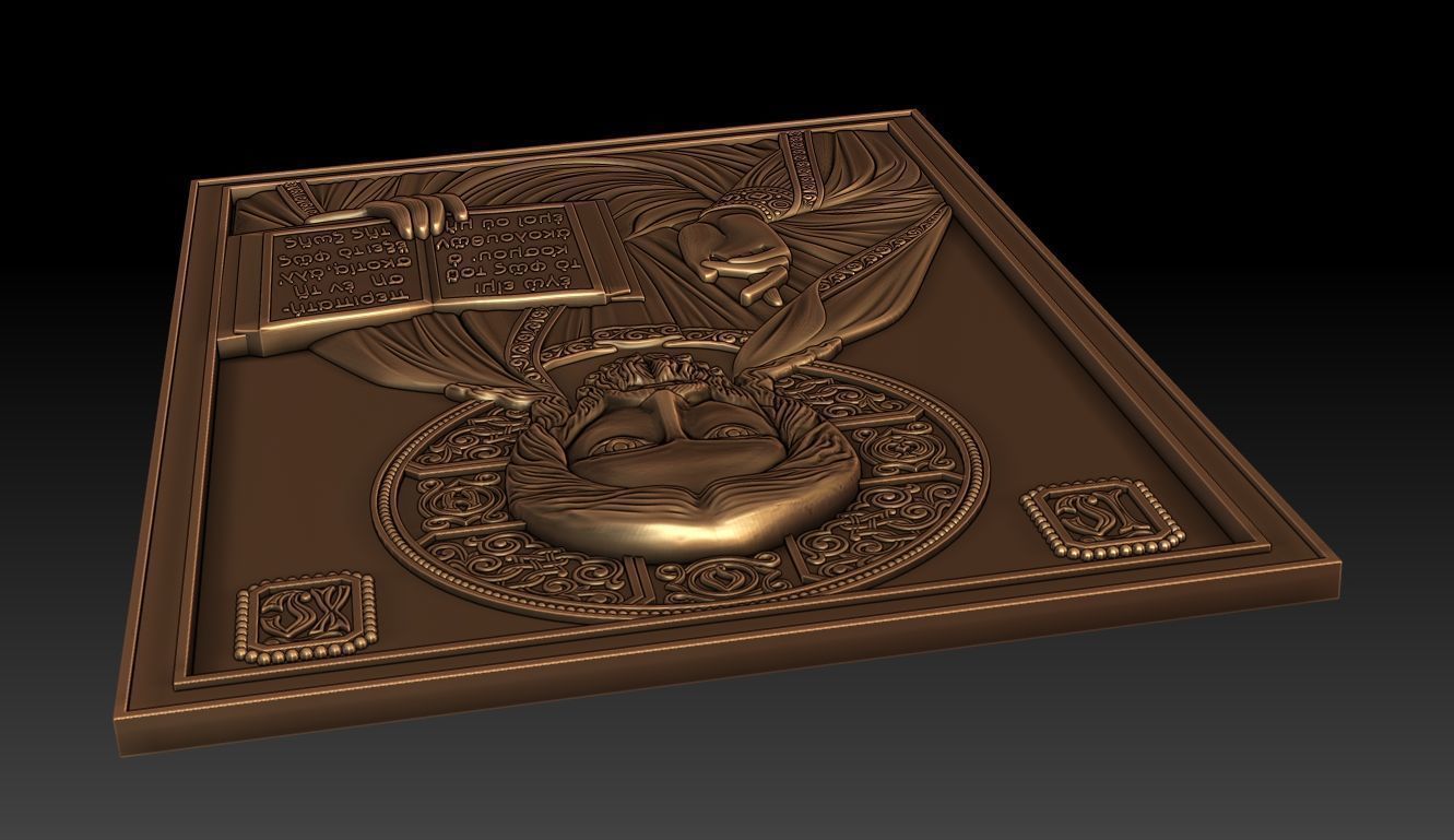 Jesus 4 bronze statue of 3D model_4