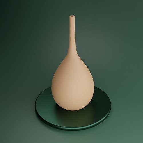 MINIMALISTIC LONG NECK VASE 3D print model