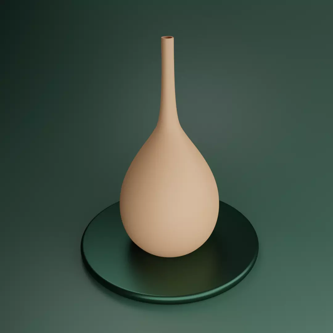 MINIMALISTIC LONG NECK VASE 3D print model