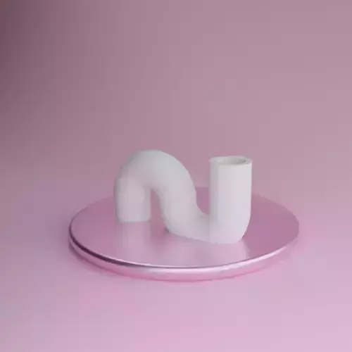 MINIMALISTIC PIPE VASE 3D print model