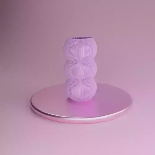 MINIMALISTIC TRIPLE SPHERE VASE