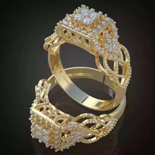 Ring 3D model 0141 printable model11 3D print model