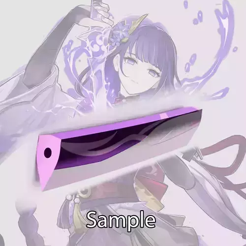 Baal Sword - Musou no Hitotachi - Raiden Shogun - Genshin Sample Free 3D print model