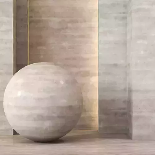 Travertine Texture 4K - Seamless